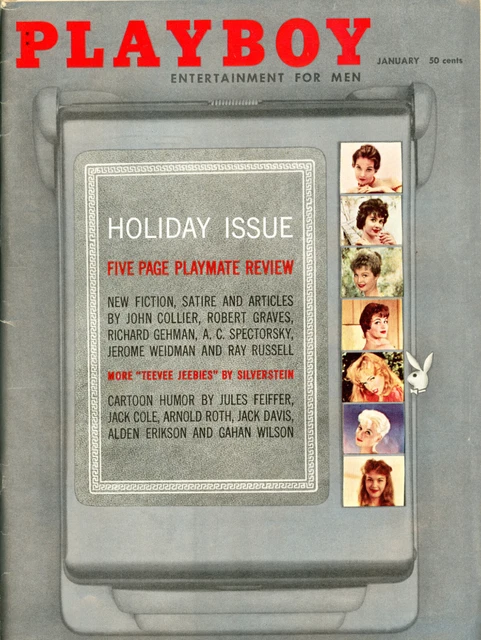 PLAYBOY JANUARY 1960 Playmate Review Stella Stevens Arnold Roth VGFN £