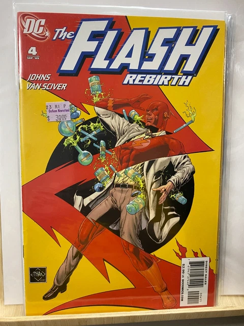 Flash: Rebirth #4 Geoff Johns Ethan Van Sciver 2009 series VF+