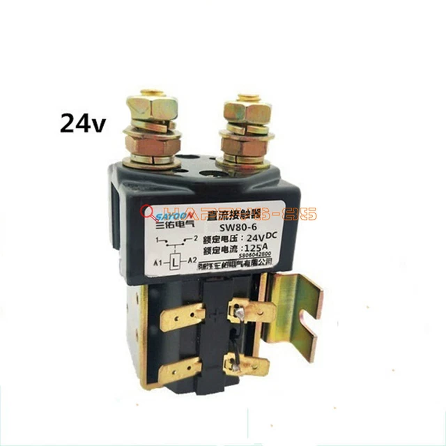 125A 24V SW80B-6 Dc Protettore Solenoide Per Sistema Controllo Elettronico