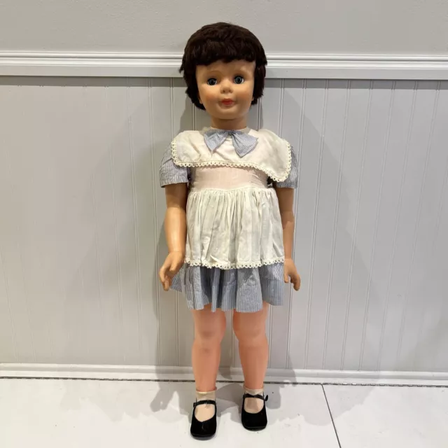 Large Walking Doll 35" Tall Working Vintage 1950's or 60's Rare