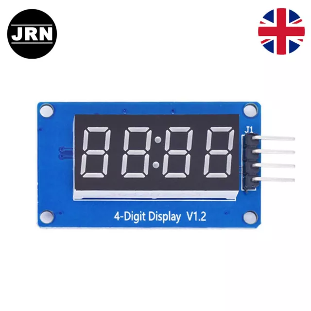 7 Segment Display TM1637 0.36" 4 Digit LED Clock Digital Red for Arduino UK