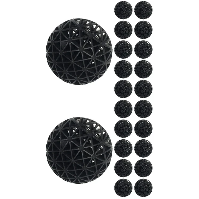200 Pcs Aquarium Accessories Small Filter Balls Pool Pebbles