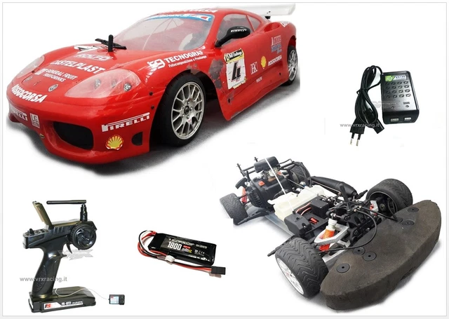 Ferrari radiocomandata a top scoppio