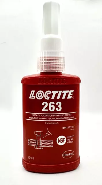 Loctite 263 Rot Hochfest Schraubensicherung  50ML MHD 2026