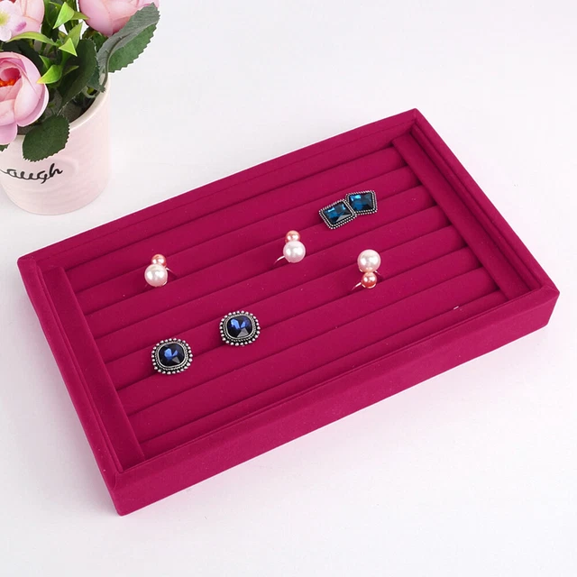 Velours boucles d’oreilles Ear Studs bijoux Stand titulaire organisateur présent