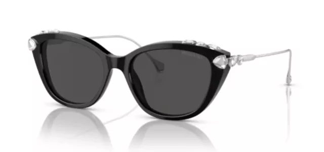 Swarovski Sunglasses Woman 6010 53 103887 Black/Grey