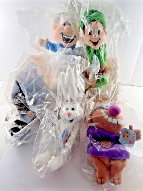 NEW OLD STOCK SEALED 5X General Mills Breakfast Pals & Babies Plush 1998-1999