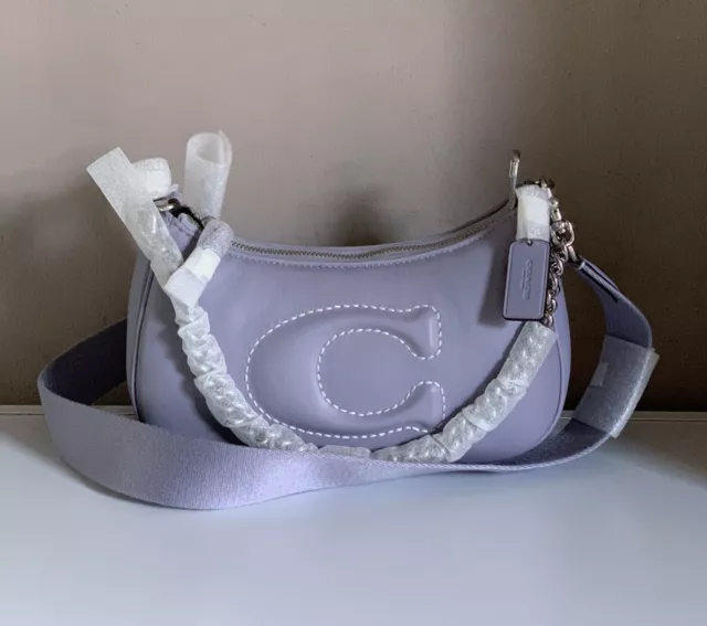 Coach Teri Shoulder Bag With Signature Quilting  Lavender In Colour NWT £495
