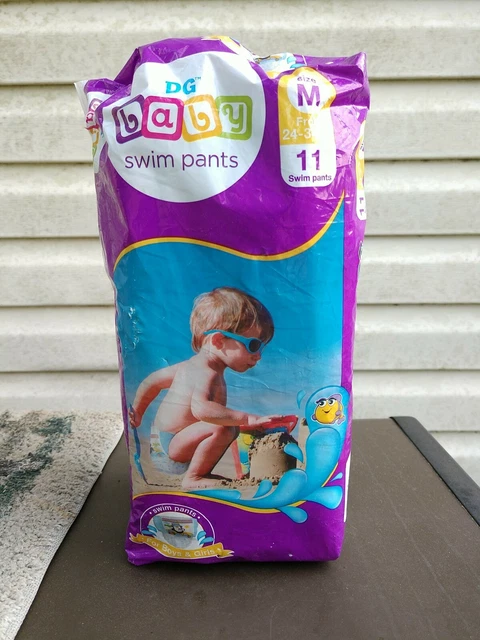 Baby Swim Pants/Diaper-Pool Water Size Medium 24-34 lbs. 11 Ct.  BRAND NEW