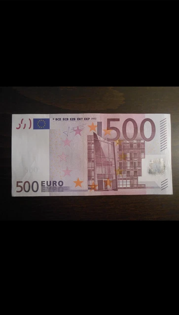 500 EURO 100% AUTHENTIC Cir Banknote. single 500 Euros note good condition. bill