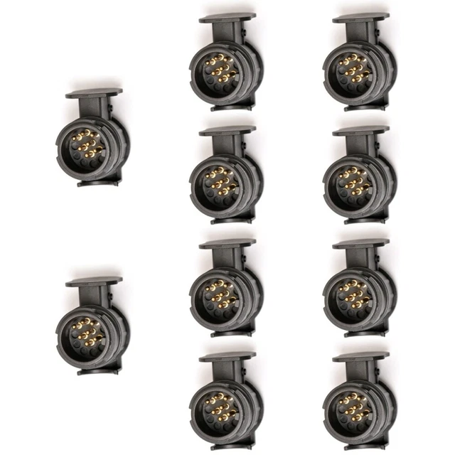 130 To Trailer Wiring Connector 13- Pin Plug Light 7- Adapter RV