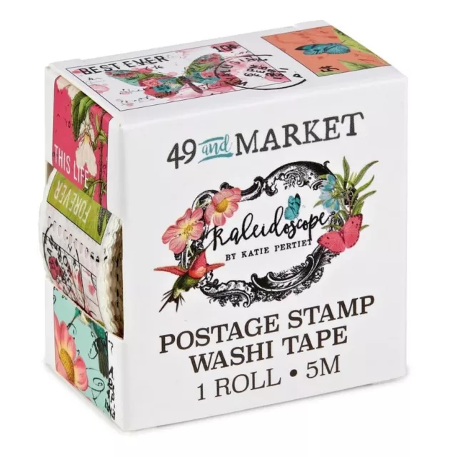 New 49 And Market Washi Tape Roll - KALEIDOSCOPE POSTAGE