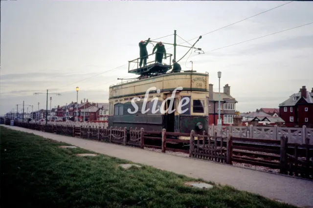 Blackpool Standard Box Tram 143 Cabin 1989 Original Slide+Copyright