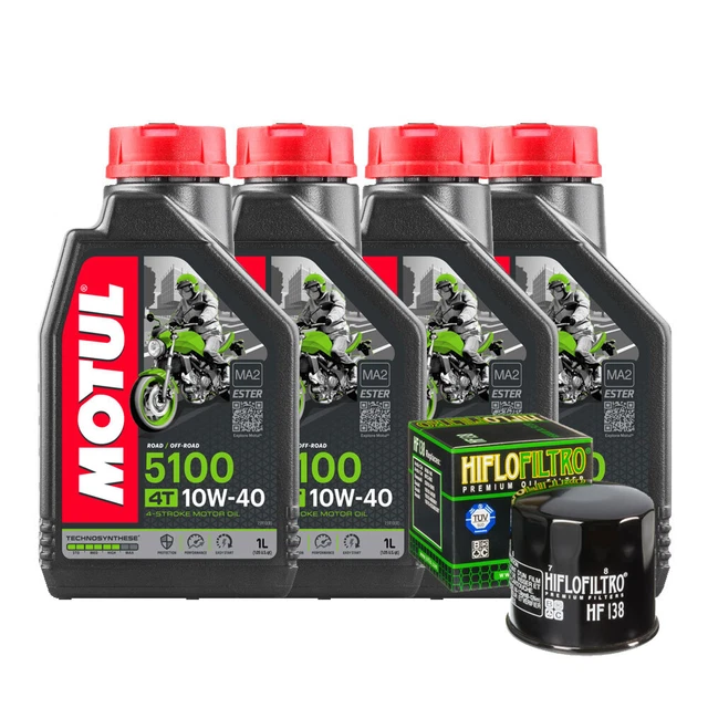 OLIO MOTORE MOTO MOTUL 5100 10W40 MA2 4T 3 LITRI