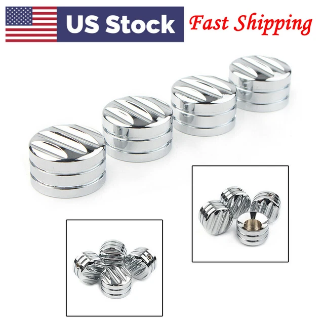 Head Bolt Cover Cap For Harley Evo 1985-99 Sportster Twins Cam 1999-Later Chrome