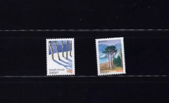 Greenland 587-88 Trees 2011 VF Mint NH MNH Complete Set A9SC