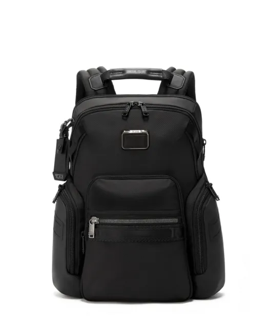 TUMI ALPHA BRAVO Navigation Backpack BLACK 0232793D MSRP $495 100% Authentic