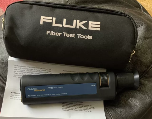 Fluke Fiber Viewer Test Tools FT120/FT140