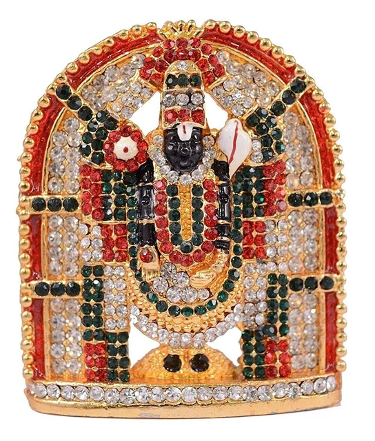 Tirupati Balaji Idol Metal Statue For Home Office Temple Decor