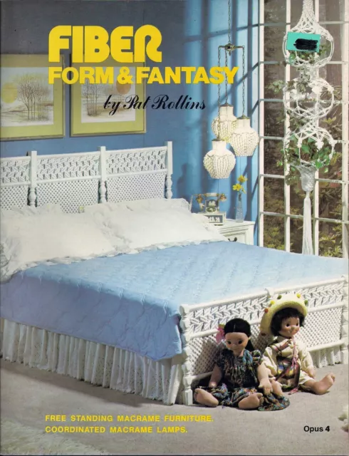 Faser Form Und Fantasie Vol 4 Vintage Macrame Tisch & Kopfteil Muster Buch