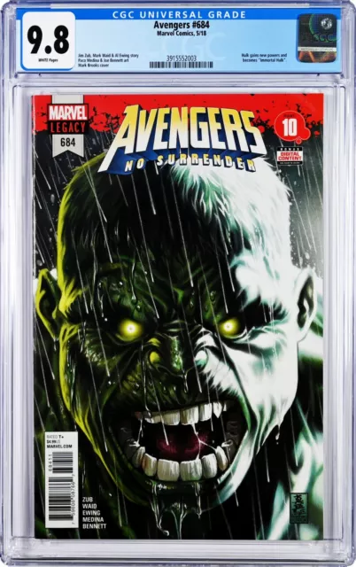 AVENGERS #684 CGC 9.8 1st Appearance Immortal Hulk Marvel Comics