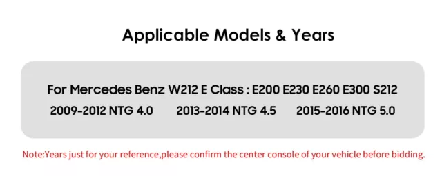 10.33'' Android 12 Car GPS Radio Stereo Wifi For Mercedes Benz E Class E350 NTG4 3