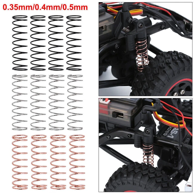 3 Set Metal Shock Absorber Spring 23mm*5.7mm For 1/24 Axial SCX24 90081 RC Car