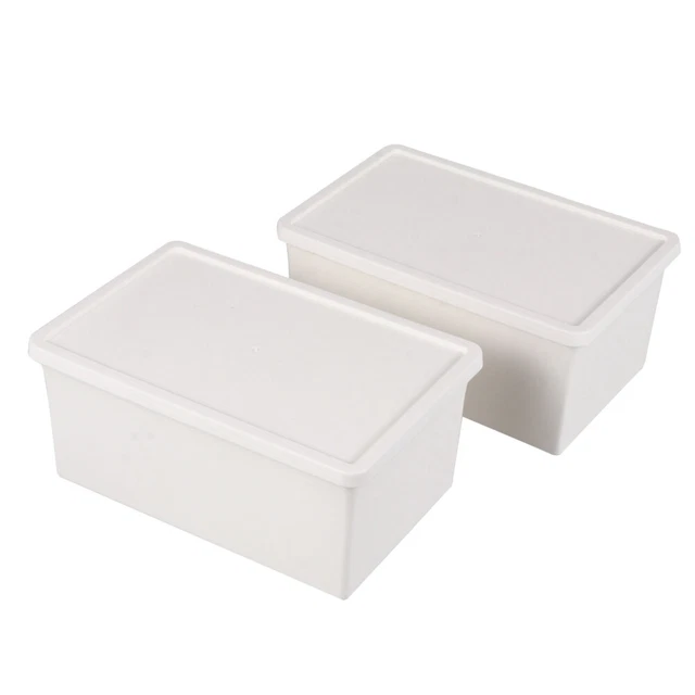 2 pz Contenitore Coperchio Clam Box Contenitore Cosmetici Con Scatola Bambino