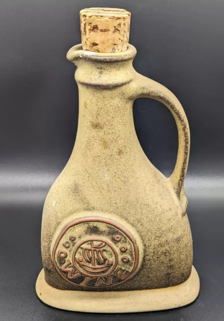 Collectable 1960s, Tremar Pottery, Cornish Stoneware, Wine Decanter