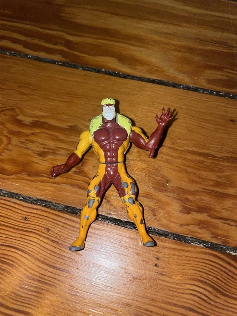 Vtg 1994 ToyBiz Marvel Sabretooth X-Men Steel Mutants Die Cast 3" Action Figure!