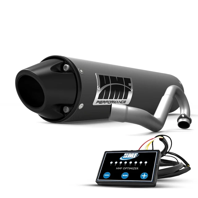 HMF Yamaha YFZ 450R Full Exhaust Gun Metal w/Blk Euro + EFI (09-23)