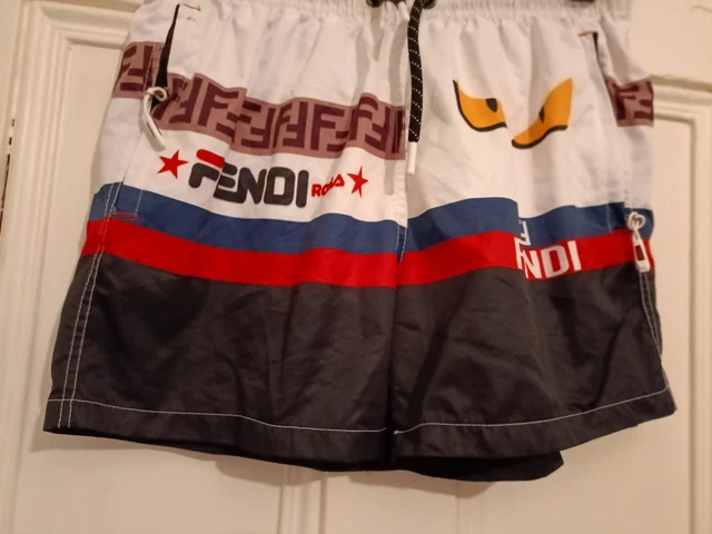 FENDI MONSTER EYE Swim Shorts size medium large XL Very rare 80.12 PicClick UK