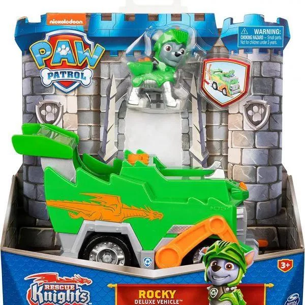 PAW PATROL VEICOLO Tematizzato di Rocky Rescue Knights EUR 11,99 ...