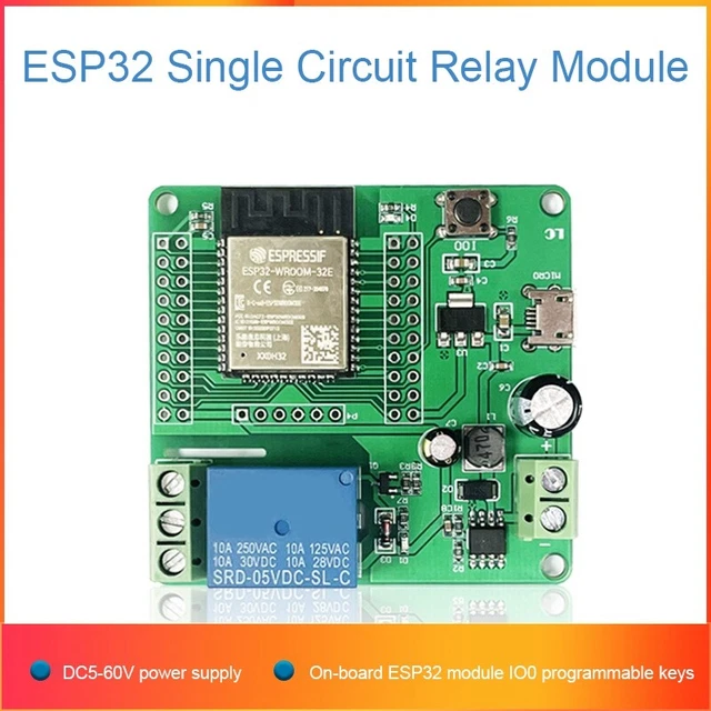 Module Double Relais 5-60V Haute Performance - Contrôle Intelligent Pour Projets DIY