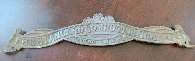 Vintage The Standard Computing Scale Co. Scale Topper