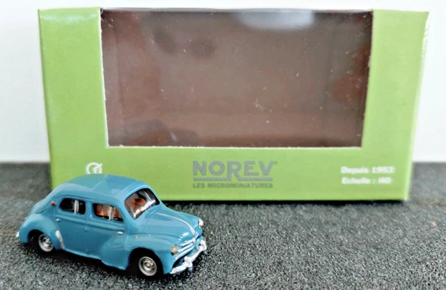 Voiture Micro Norev 1/86 Renault R16 bleue ciel