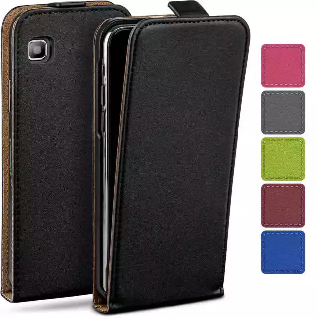 Hülle für Samsung Galaxy S Flip Case Klapp Handy Tasche 360 Grad Schutzhülle