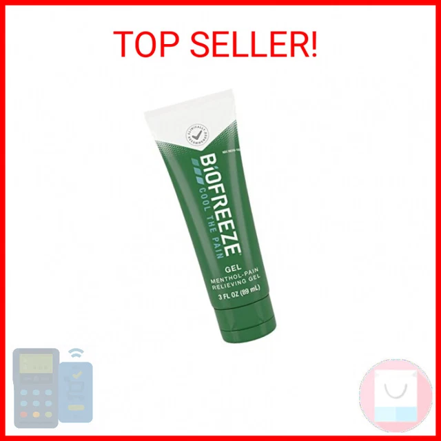 BIOFREEZE MENTHOL PAIN Relieving Gel 3 FL OZ Tube For Pain Relief