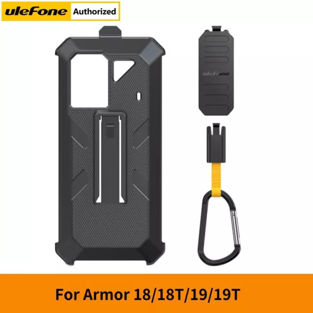 Ulefone Armor 19/19T drehbare Rückseiten-Clip-Handyhülle mit sicherem Karabiner