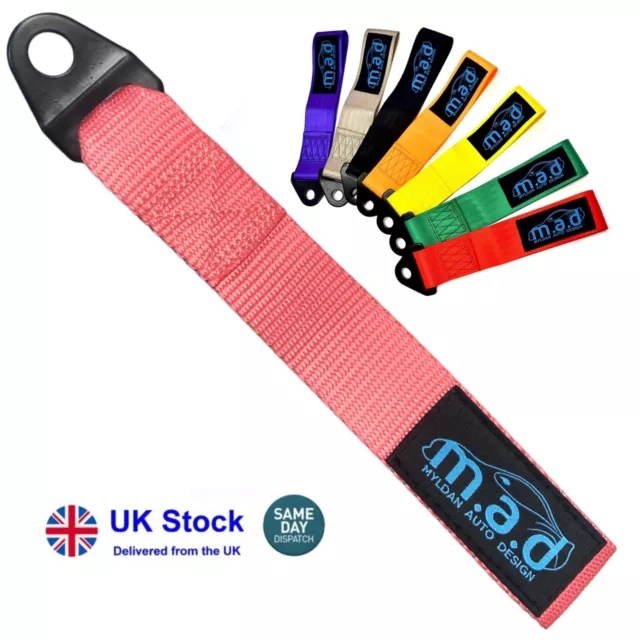 RED M.A.D DOOR Pull Handle Strap Loop Grab Strap Interior Race Car Rally  Track £4.95 - PicClick UK