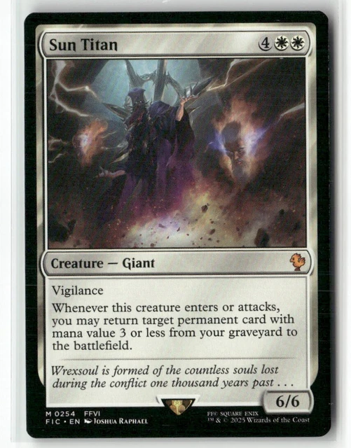 mtg titan final fantasy Summon: Titan [204] [FINAL FANTASY] [Foil] – Face to Face Games main image 1