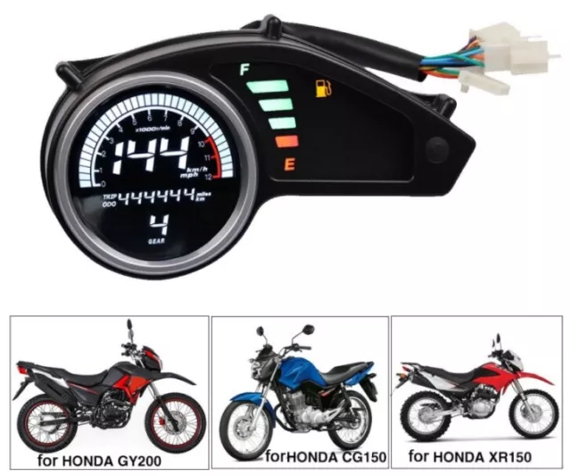 Marcador odómetro velocímetro moto Honda XR150 XR-150L XL150 CG150 GY200