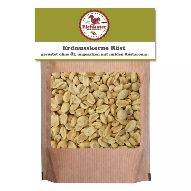 Geröstete Erdnüsse von Eichkater, aromatisch & knackfrisch im Geschmack 1000g