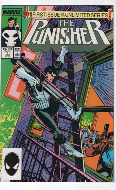 The Punisher #1 1St Ongoing Solo Series Marvel Comics 1987 Daredevil Mcu
