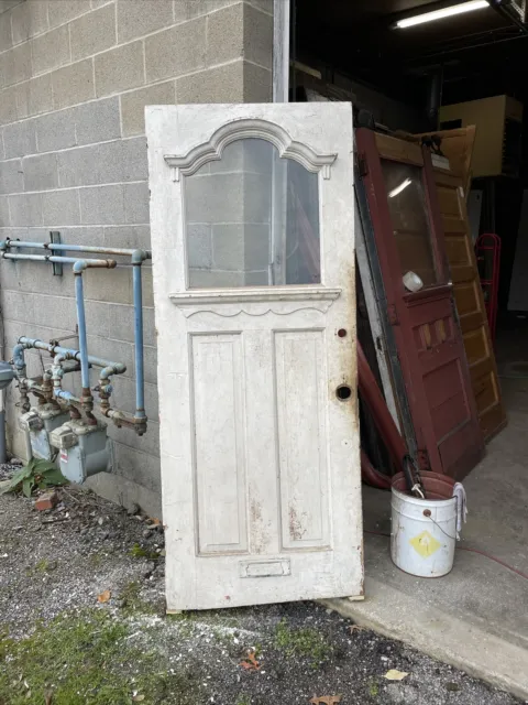 MK 10 antique entrance door Fir 31.75 x 78.25 x 1.75