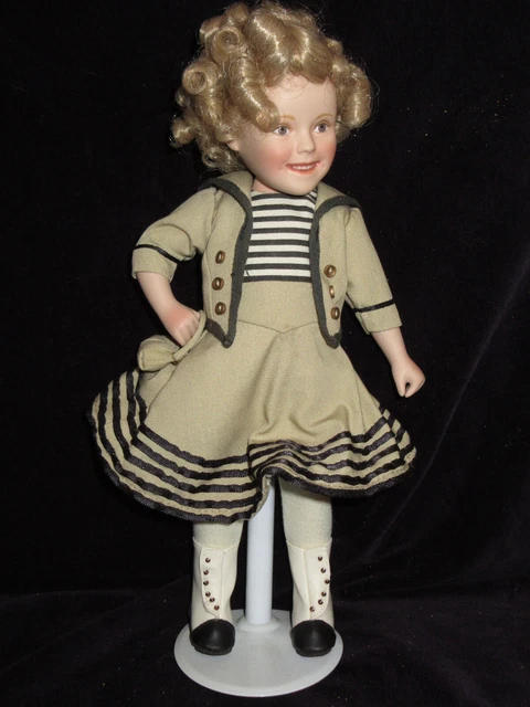 Shirley Temple Danbury Mint 10" Porcelain Wee Willie Winkie Doll Movie Classic 2