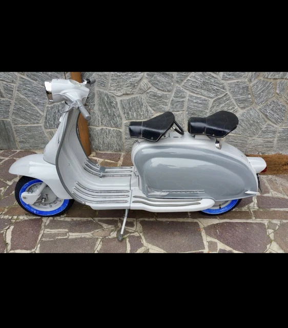 Lambretta 2 serie 125 anno 1961  registrata FMI, Targa Vecchia
