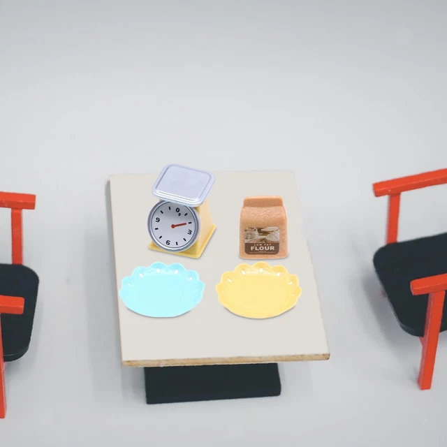 42 Pièces Mini Accessoires Cuisine Poupée – Nourriture, Vaisselle Thé, Pour Maison De Poupée