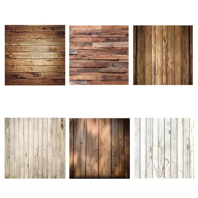 Vintage Wood Photography Backdrop Studio Video Art Cloth Photo Background Decor