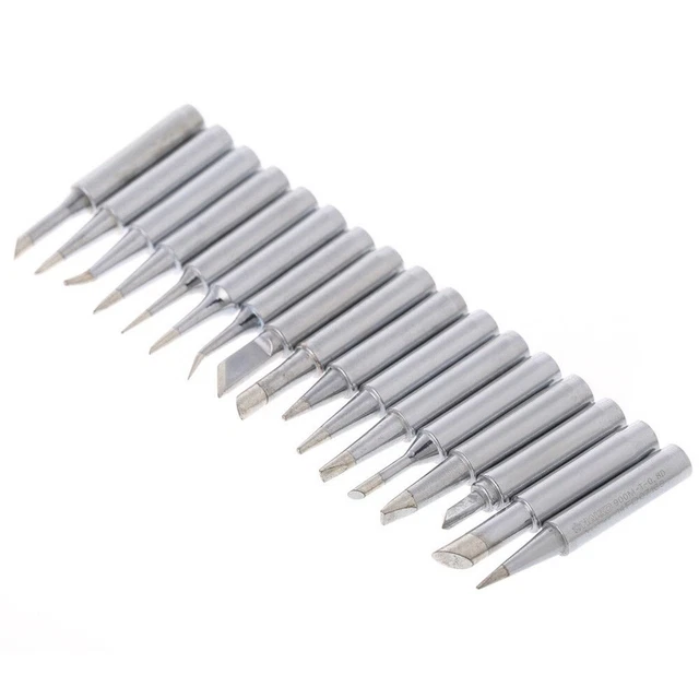 Lot De 12 Pointes De Fer à Souder Série 900M – Conique, Couteau, Biseau, Burin (tailles Variées)